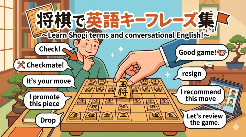 将棋で英語キーフレーズ集