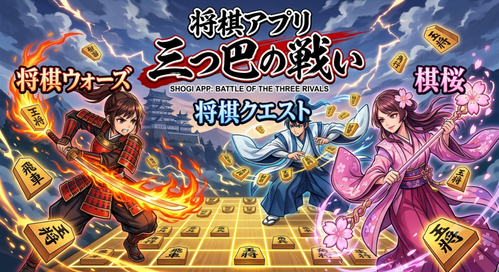 将棋アプリ三つ巴の戦い