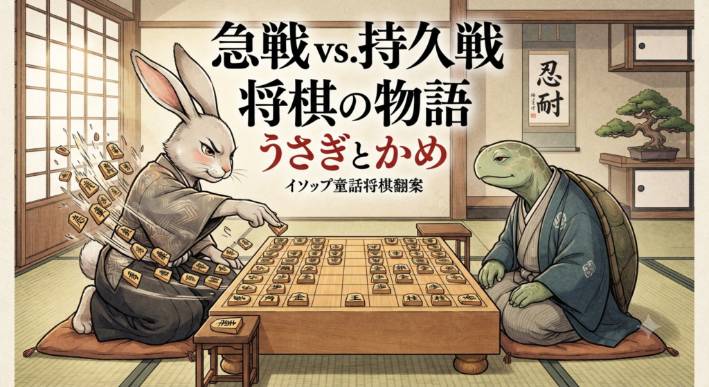 急戦vs持久戦 将棋の物語 うさぎとかめ