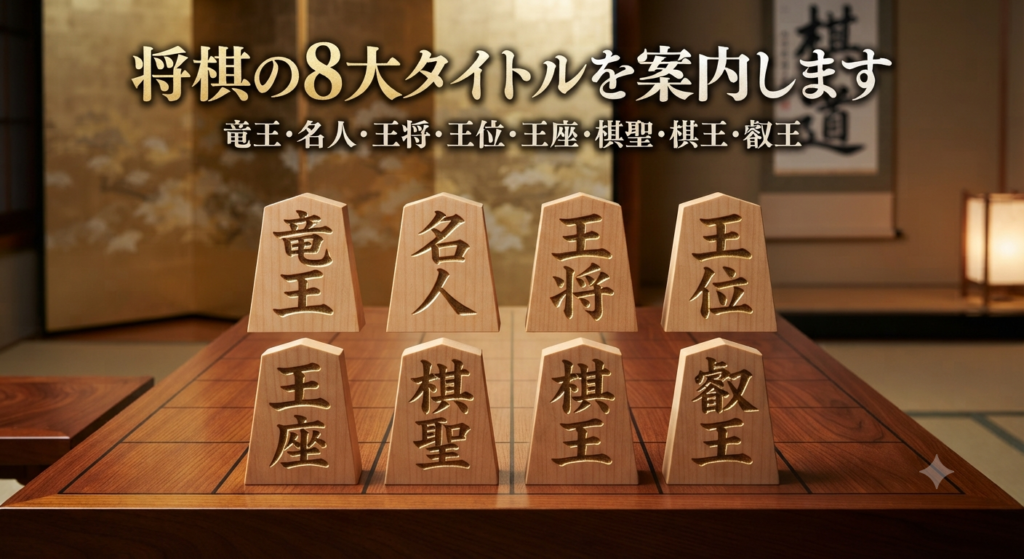 将棋の8大タイトル一覧